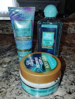 Passionfruit Escape Body Care Set -Includes Body Lotion Body Wash And Body Scrub